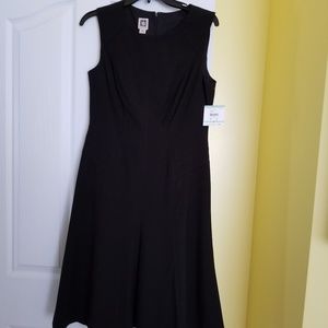 Anne Klein Black A-line Dress
